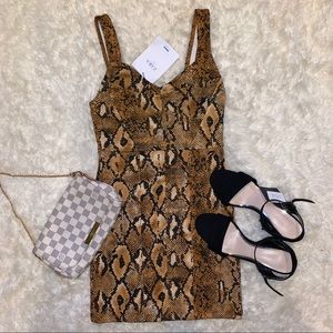 Zara snake dress
